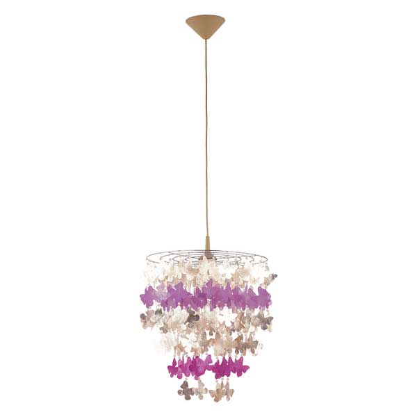 Závěsné svítidla Alfa 13820 bílo-fialová