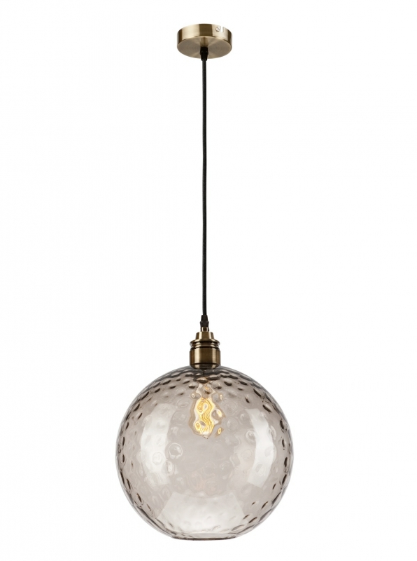 Závěsné svítidlo Lamkur LM 1.1/80 39008 kouřové sklo