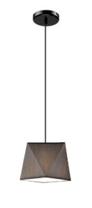 Závěsné svítidlo Lamkur LM 1.86 33341 CARLA šedá