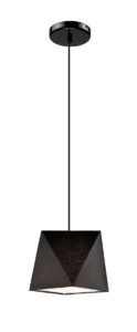 Závěsné svítidlo Lamkur LM 1.86 33365 CARLA černá