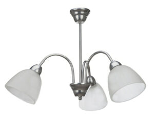 Závěsné svítidlo Lampex 119/3 stříbrná