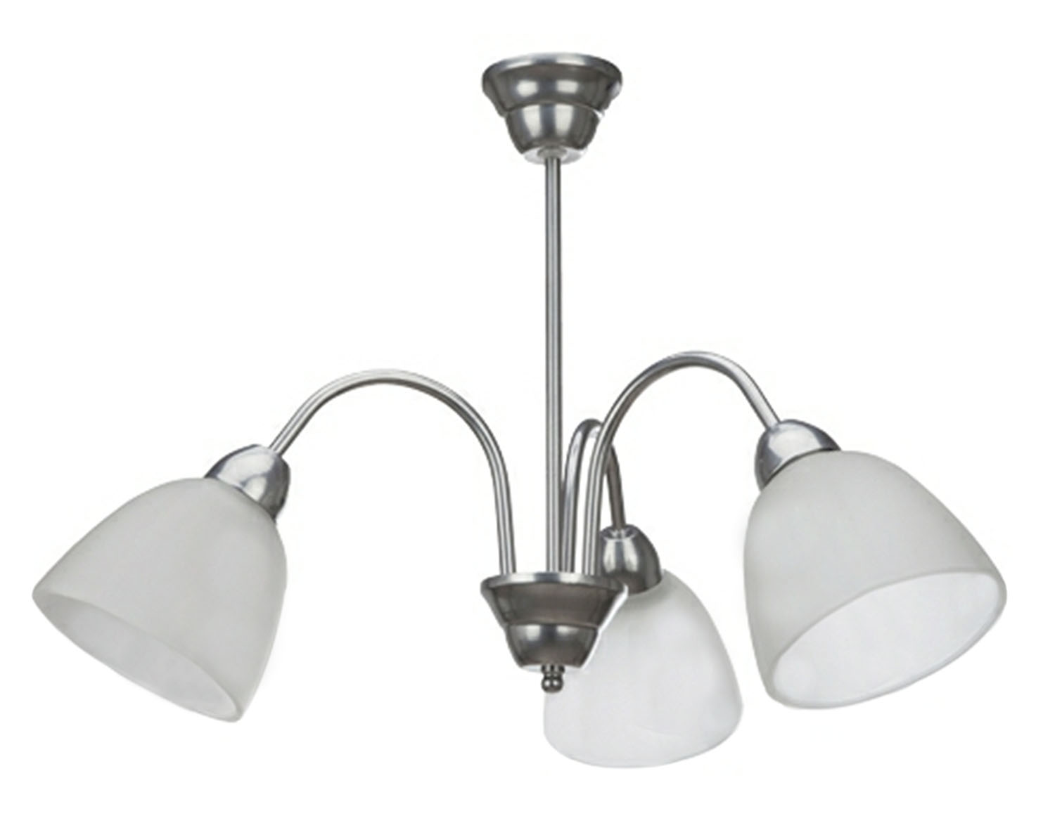 Závěsné svítidlo Lampex 119/3 stříbrná