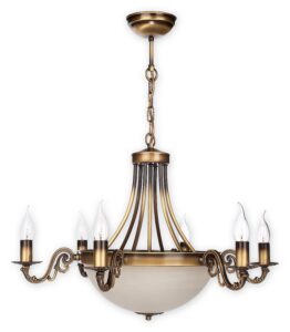 Závěsné svítidlo Lemir O2126 W8 PAT ARKADIA patina