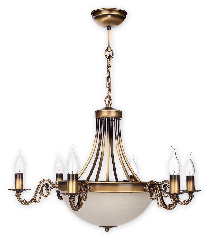 Závěsné svítidlo Lemir O2126 W8 PAT ARKADIA patina