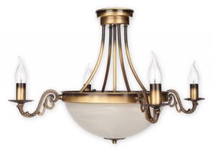 Závěsné svítidlo Lemir O2134 W6 PAT ARKADIA PLUS patina