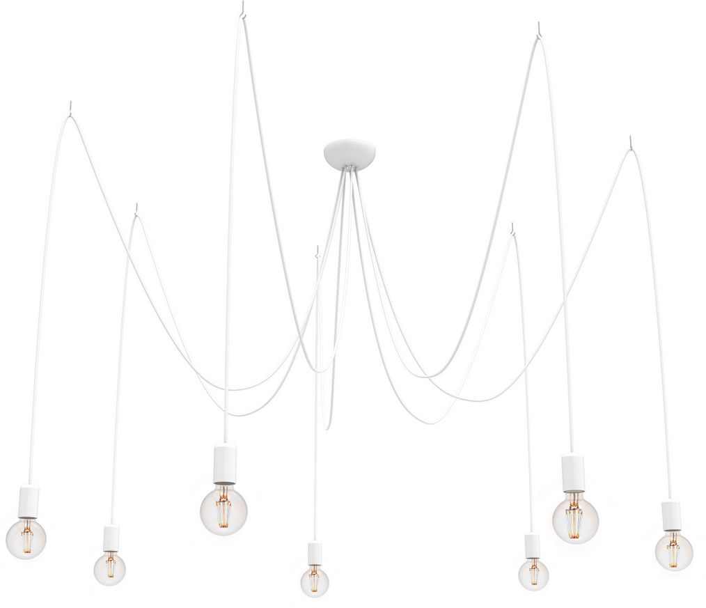 Závěsné svítidlo Nowodvorski SPIDER white VII 9743