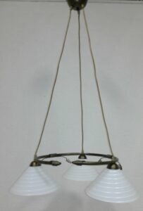 Závěsné svítidlo Sigma 70808 OPAL 3 zlatá/bílá