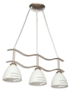 Závěsné svítidlo na lanku Lemir O1703 SAT Solo 3 matný chrom