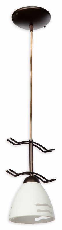 Závěsné svítidlo na lanku Lemir O1707 RW Solo 1 wenge