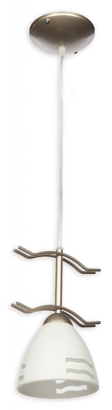 Závěsné svítidlo na lanku Lemir O1707 SAT Solo 1 matný chrom