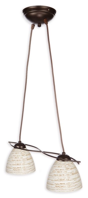 Závěsné svítidlo na lanku Lemir O2142 W2 RW Robo 2 wenge