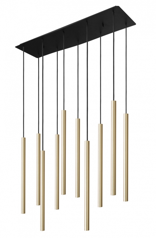 Závěsné svítidlo na lanku Nowodvorski 8924 LASER černo-zlatá X