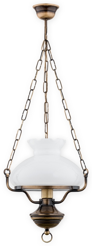 Závěsné svítidlo na řetězu Lemir 012/W1 Alladyn patina