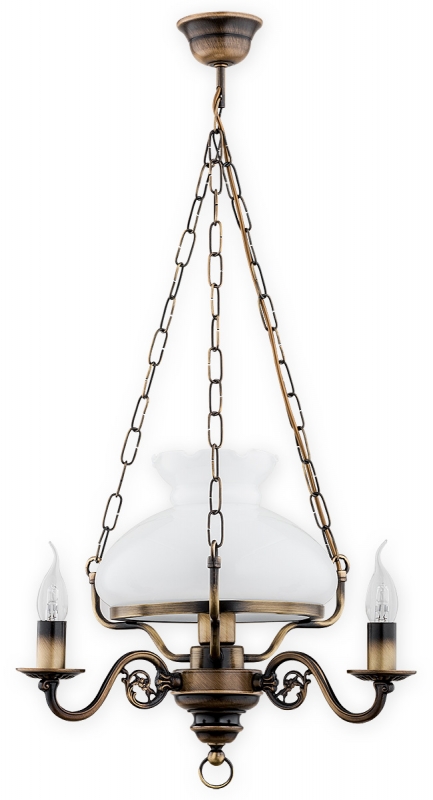 Závěsné svítidlo na řetězu Lemir 013/W4 Alladyn patina