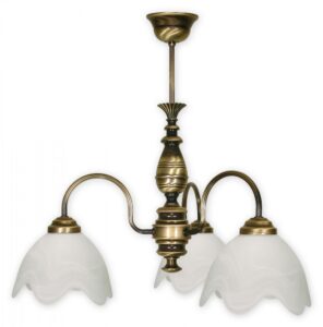 Závěsné svítidlo na tyči Lemir 053/W3 FUKS patina