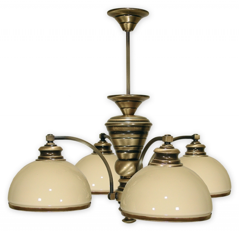 Závěsné svítidlo na tyči Lemir 264/W4 OLIMP patina