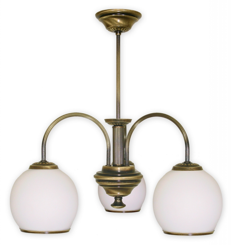 Závěsné svítidlo na tyči Lemir 283/W3 RODOS patina