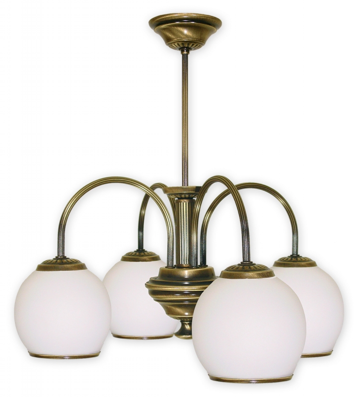 Závěsné svítidlo na tyči Lemir 284/W4 RODOS patina