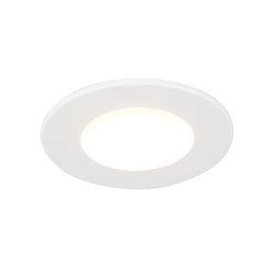 Bílé zapuštěné bodové světlo vč. LED 350 lumenů 3000K 5W IP65 - Blanca