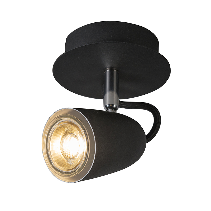 Černý bodově černý otočný a sklopný - Taza 1