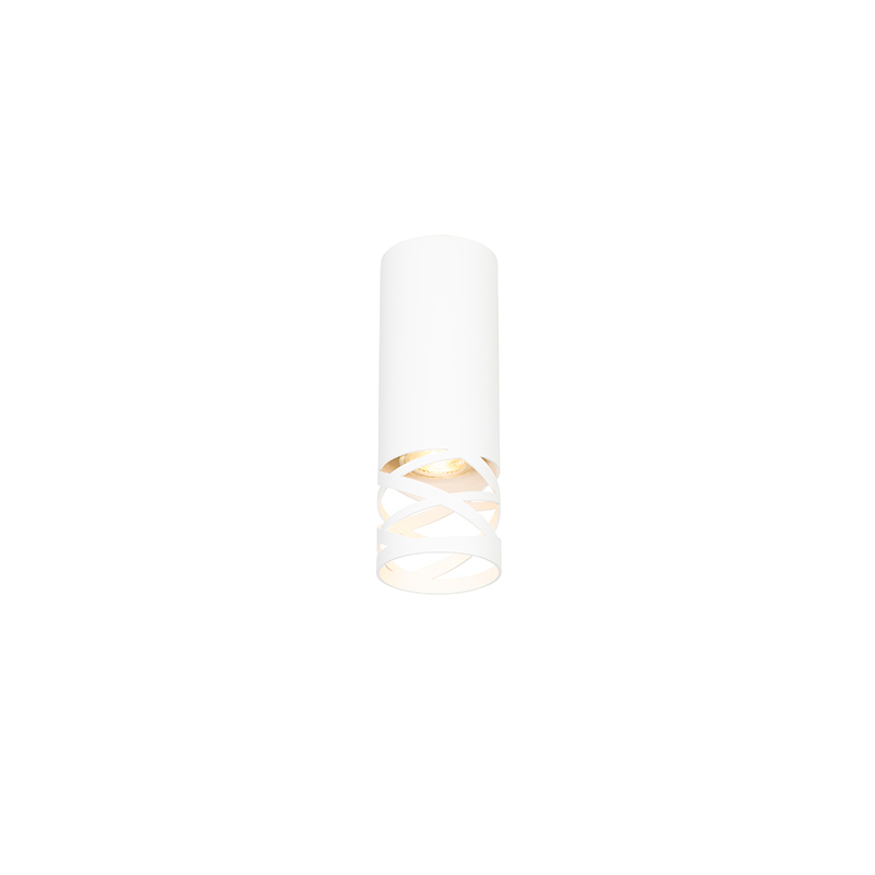 Designová závěsná lampa bílá - Arre