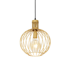 Designová závěsná lampa zlatá 30 cm - Wire Dos