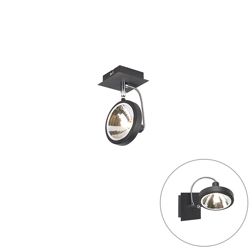 Designové bodové černé 1 světlo nastavitelné - Nox