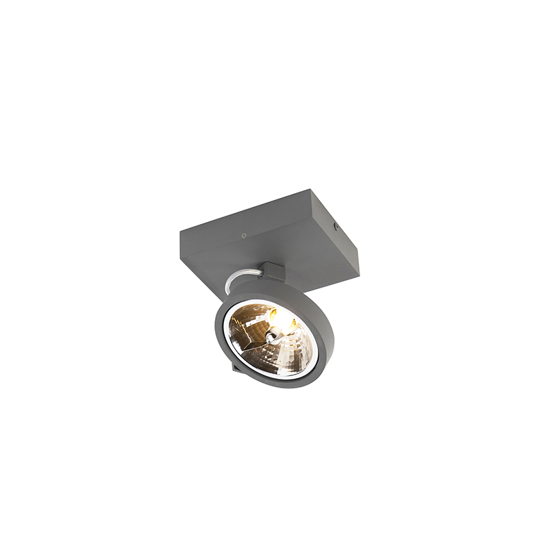 Designové bodově šedé nastavitelné 1 světlo vč. 1 x G9 - Go