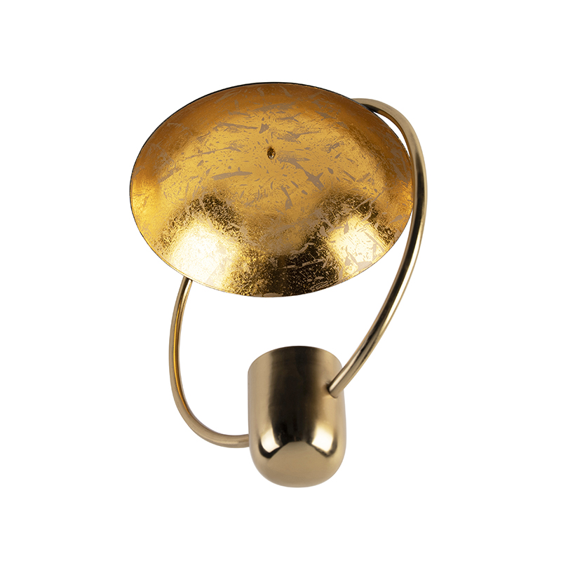 Designové stropní svítidlo zlaté s černou - Cosmo