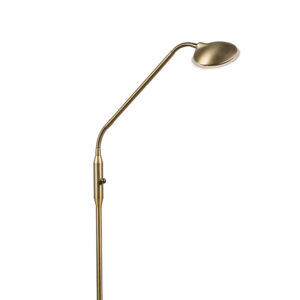 Moderní stojací lampa bronzová včetně LED - Eva 1