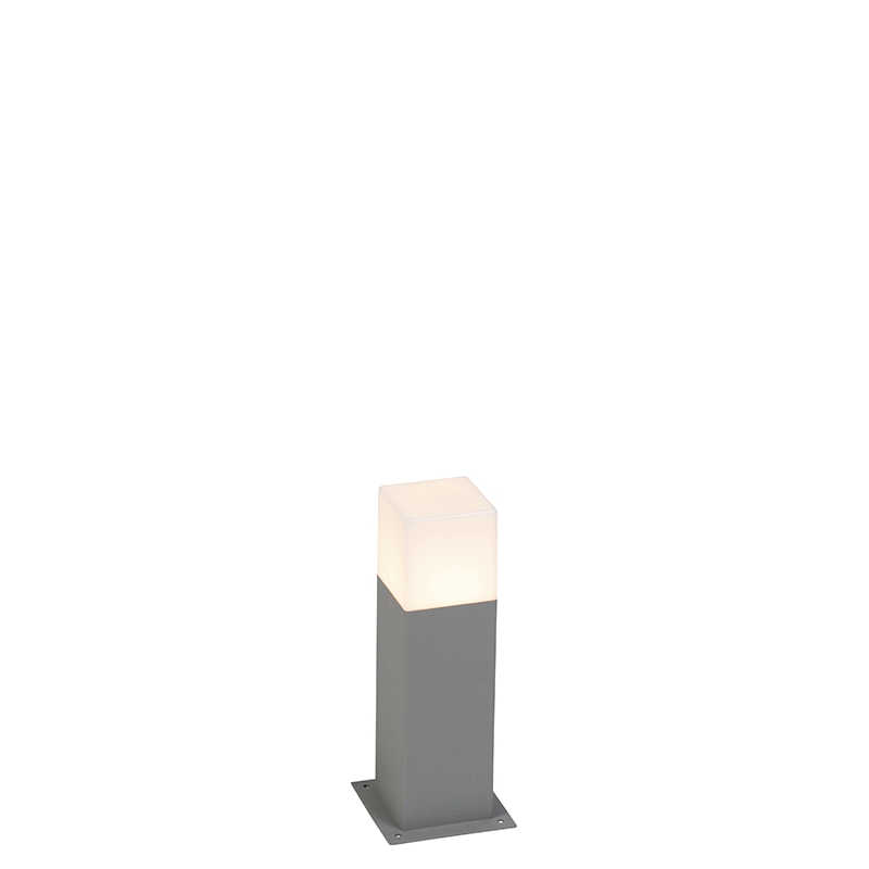 Moderní stojící venkovní lampa 30 cm šedá IP44 - Dánsko