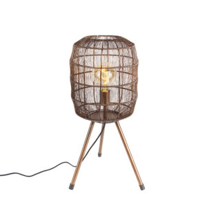 Moderní stolní lampa měděný stativ - Redo