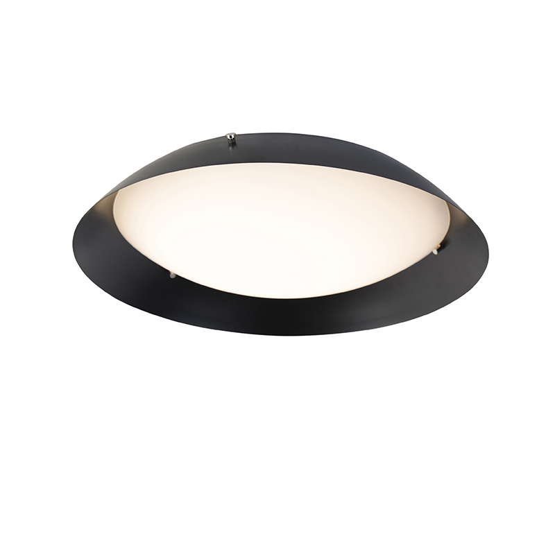 Moderní stropní svítidlo černé 38 cm vč. LED - Bjorn