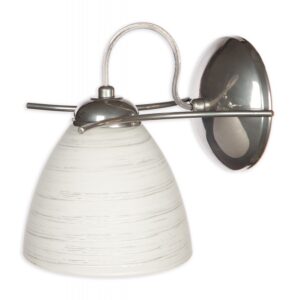 Nástěnné svítidlo Lemir O2140 K1 SRB Robo stříbrná