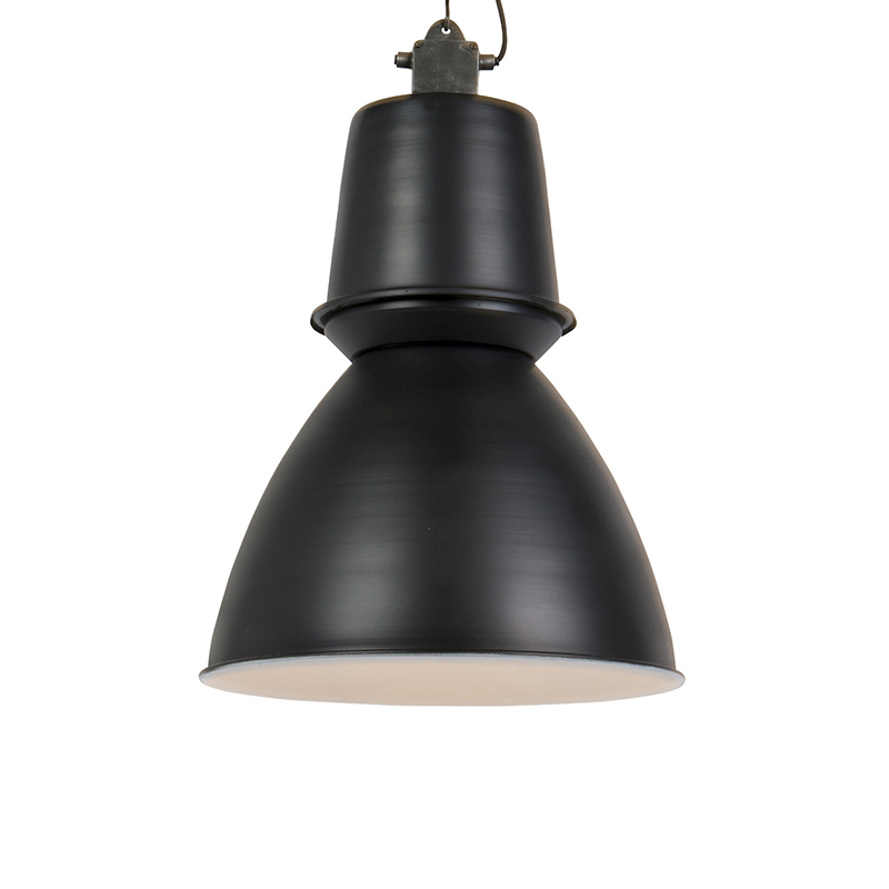 Průmyslová velká závěsná lampa černá - Giganta