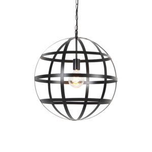 Průmyslová závěsná lampa černá - Boula