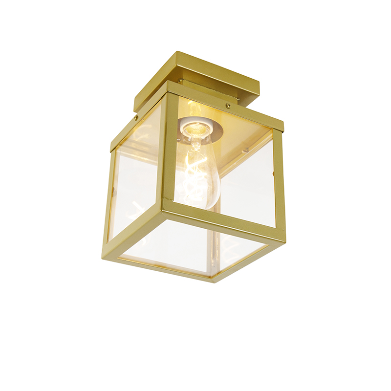 Průmyslové venkovní stropní svítidlo zlaté IP23 - Rotterdam