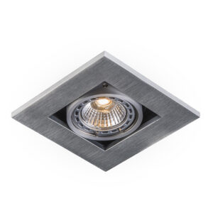 Sada 10 moderních zapuštěných reflektorů z hliníku o tloušťce 3 mm - Qure