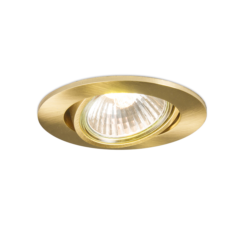 Sada 10 zapuštěných reflektorů sklopných zlatých - Cisco