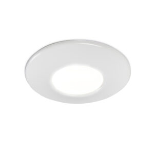 Sada 3 moderních zapuštěných bodových světel bílá IP44 - mezera