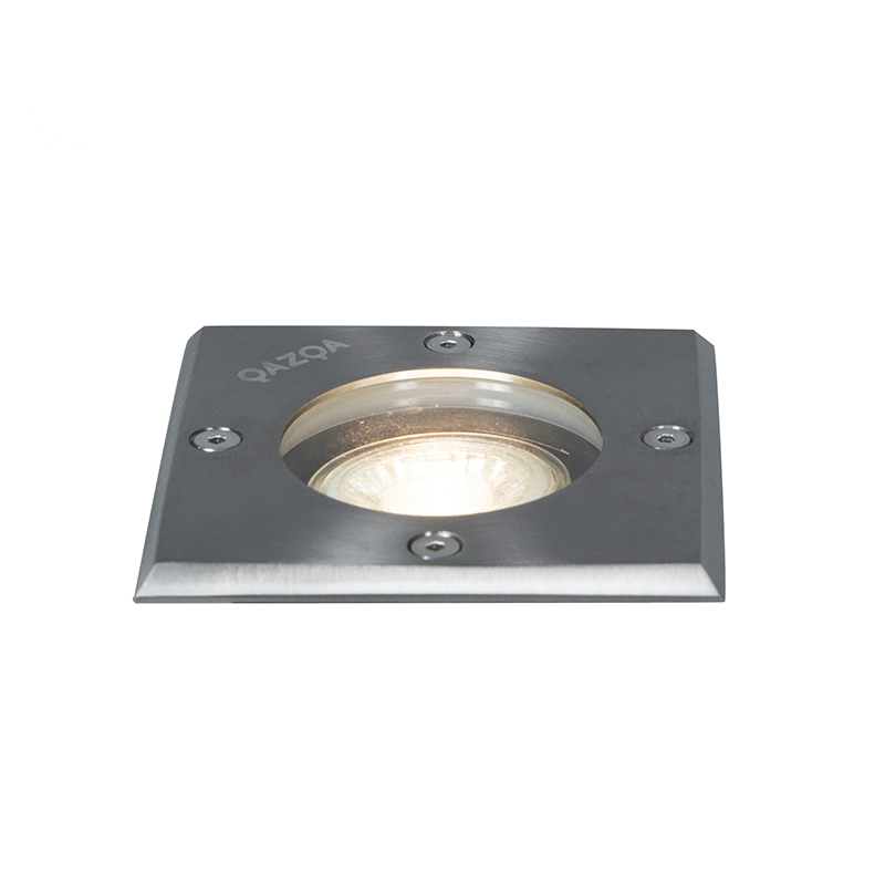 Sada 5 broušených skvrn z oceli IP65 - Basic Square