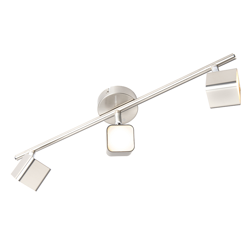 Stropní bodová ocelová sklopná včetně LED - Bart 3