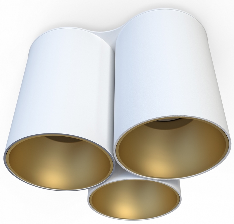 Stropní svítidlo Nowodvorski 7666 EYE TONE bílá/zlatá