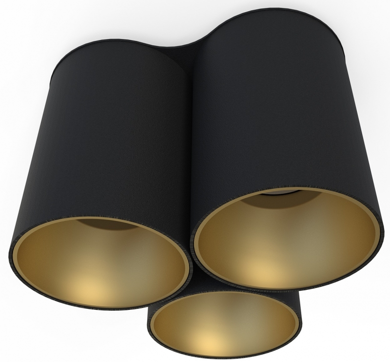 Stropní svítidlo Nowodvorski 8092 EYE TONE černá/zlatá