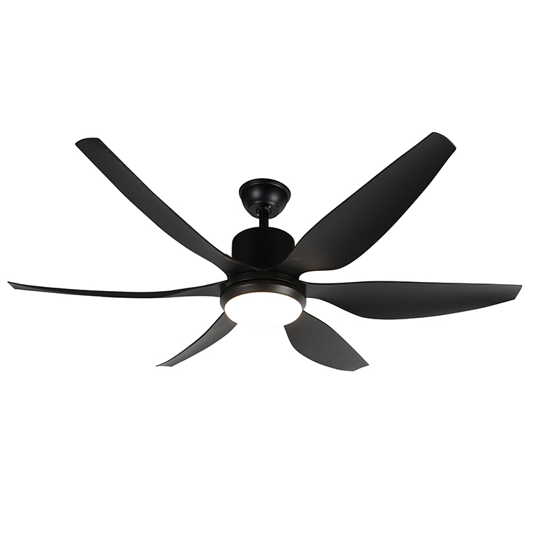 Stropní ventilátor černý včetně dálkového ovládání - Tak