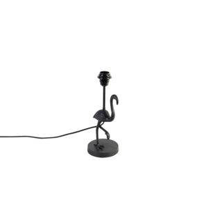 Vintage stolní lampa černá - Flamingo