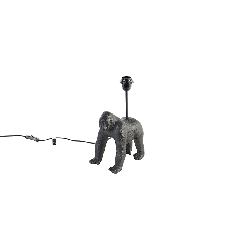 Vintage stolní lampa černá - Gorilla