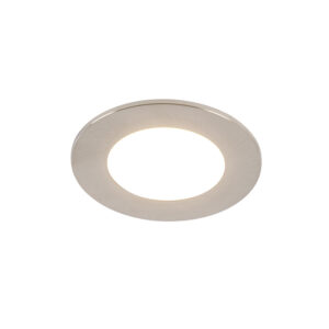 Zapuštěné bodové černé včetně LED 3stupňové stmívatelné IP65 - Blanca