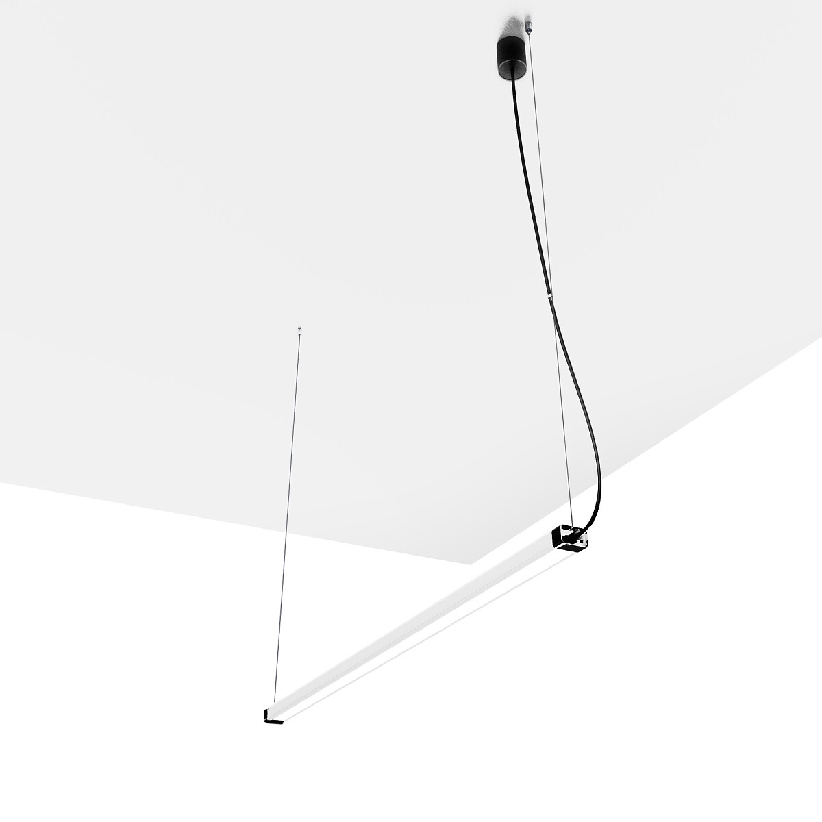 Závěsné svítidlo Nowodvorski 8910 H LED bílá/černá