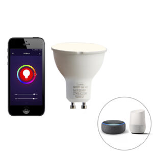 Chytrá sada 3 GU10 stmívatelných LED lamp 5W RGB 350 lm 2200-4000K